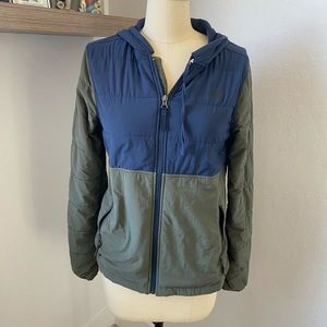 North Face Quilted Zip Hoodie